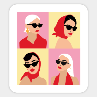 Pretty woman Sticker